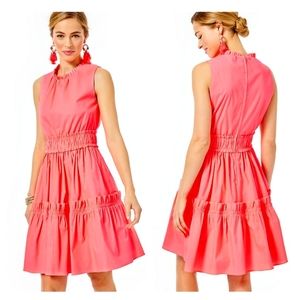 Lilly Pulitzer Elina Stretch Dress in Coral Spritz